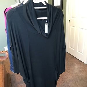 Cowl Neck Sweater With Pockets